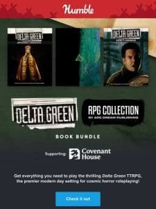 Delta Green: action-packed modern day TTRPG adventure