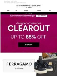 Designer Accessories: CLEAROUT