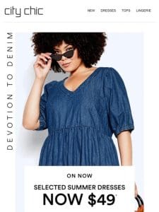 Devotion to Denim | Selected Dresses $49*