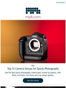 Discover the Best Sports Photography Setups
