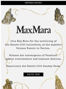 Discover the Max Mara Resort 2025 Collection