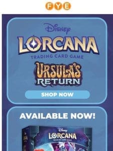 Disney Lorcana: Ursula’s Return OUT NOW!??