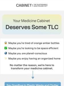 Does Your Medicine Cabinet Look Like This?