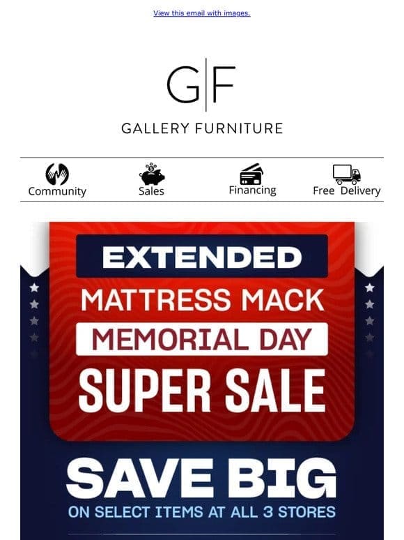 Don’t Miss Extended Mattress Mack’s Memorial Day Super Sale – Huge Savings!  ️