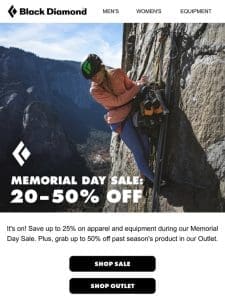 Don’t Miss Our Memorial Day Sale!