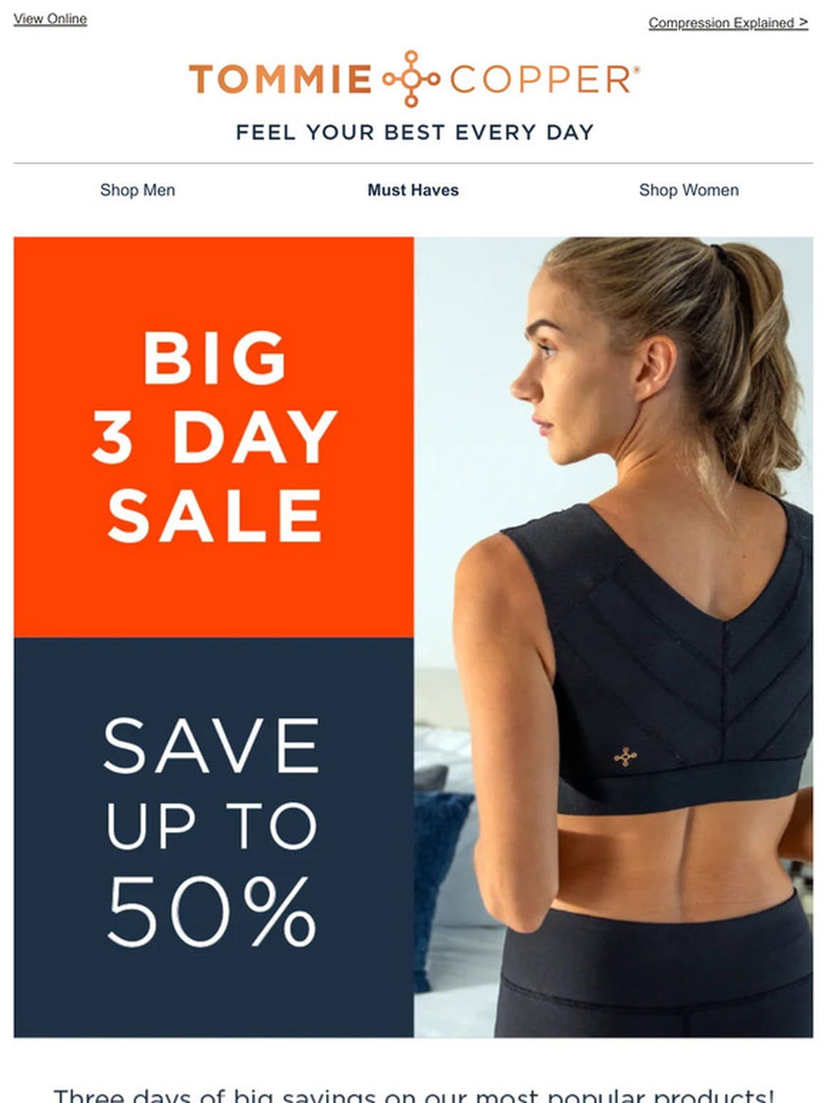 Don’t Miss Out: Big 3 Day Sale， Up to 50% Off!