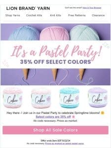 Don’t Miss the Pastel Party!