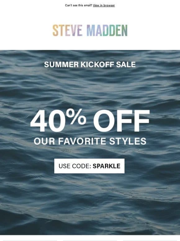 Don’t Sleep On 40% Off