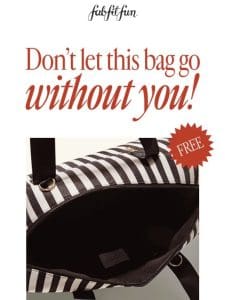Don’t go without this bag!