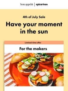 Don’t let the 4th of July Sale pass you by.