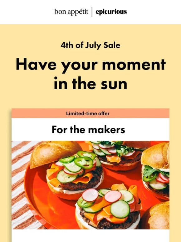 Don’t let the 4th of July Sale pass you by.