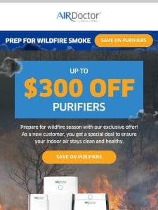 Don’t let wildfires impact your health