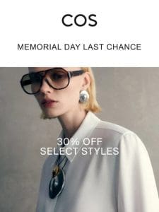 Don’t miss 30% off