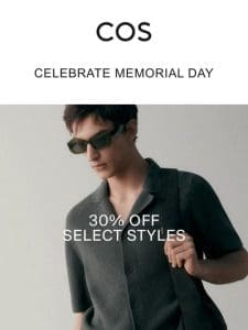 Don’t miss 30% off