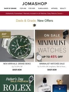 ?? Don’t miss DADS & GRADS SALE ??