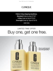 Dramatically Different deal   Buy one， get one free.