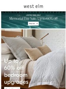 Dreamy deals: Up to 60% OFF bedroom upgrades