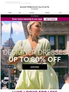 Dresses Up to 80% Off
