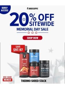 ?[EARLY ACCESS] Memorial Day SALE has arrived EARLY!