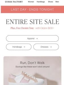 ENDING: Entire Site Sale