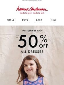 ENDS SOON! Dresses Up To 50% Off