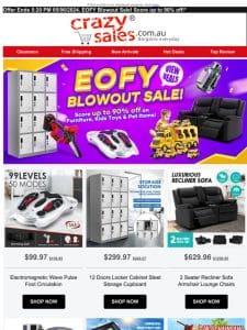 EOFY Blowout Sale! ☄️ Score up to 90% off on Furniture， Kids Toys & Pet Items!*