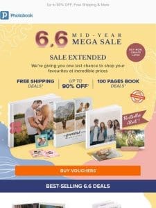 EXTENDED: 6.6 Mid-Year Mega Sale