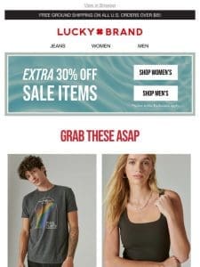 EXTRA 30% Off Sale Going On Now!