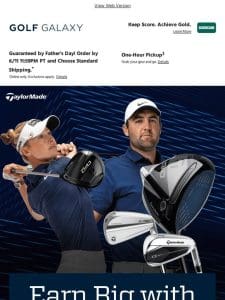 Earn up to $400 when you shop TaylorMade