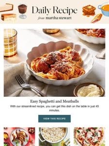 Easy Spaghetti and Meatballs