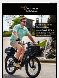 ?? Ebikes 25% OFF for Military!