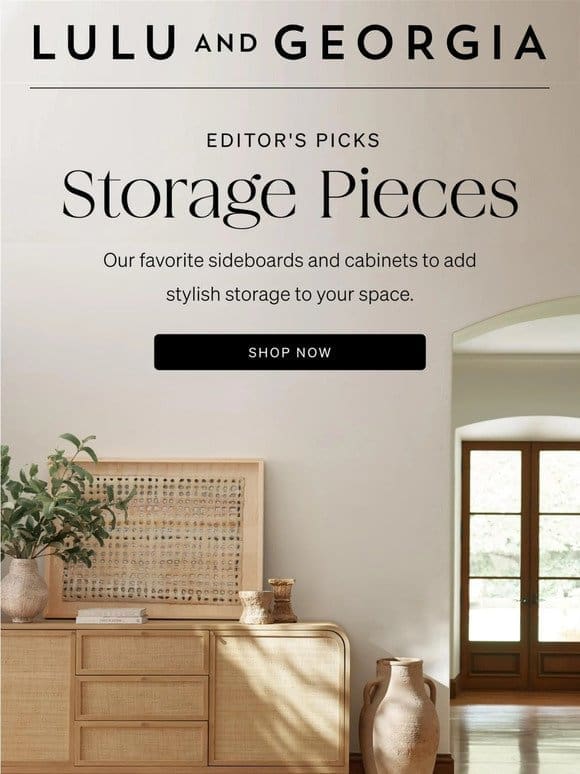 Editor’s Picks: Stylish Storage