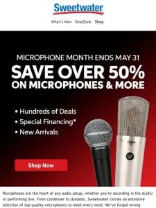 Elevate Your Sound During Microphone Month!