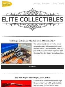 Elite Collectible Firearm Auctions