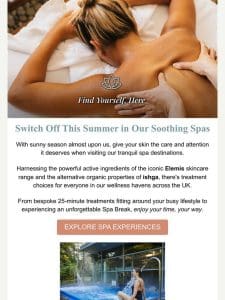 Embrace Relaxation This Summertime at Our Tranquil Spas???