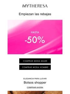 Empiezan las rebajas: hasta -50%