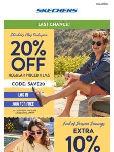 End of Season savings are here!