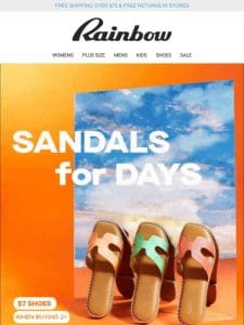 Endless Options， Endless Summer!  ️ �� Sandals From $7.