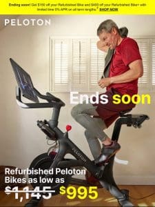 Ends 6/4: Refurbished Bikes starting at $995