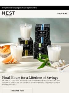 Ends tonight: A lifetime of 15% off