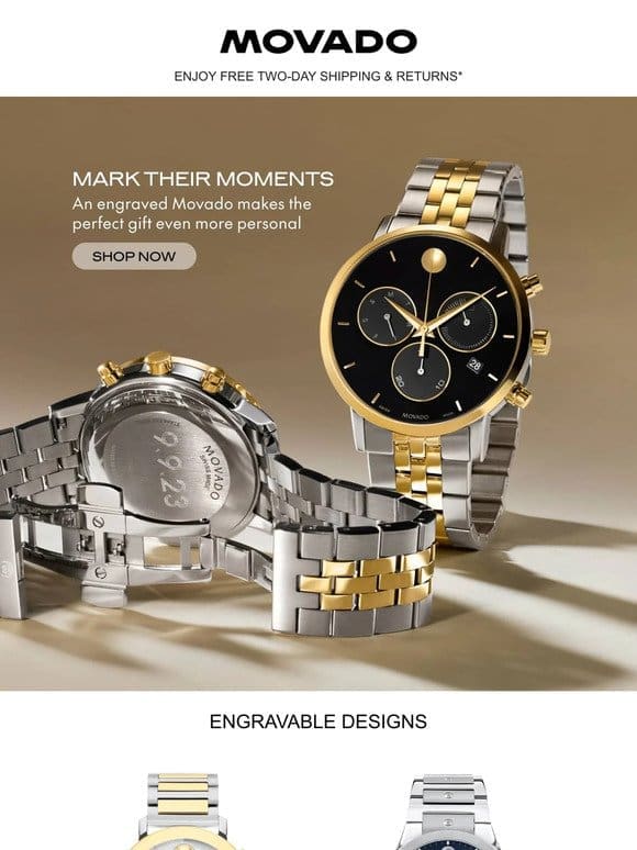 Engravable Watches