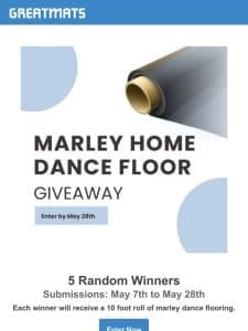 Enter Now to Win a Home Dance Floor!