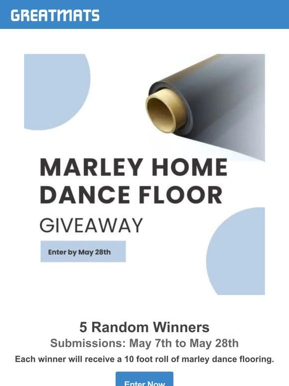 Enter Now to Win a Home Dance Floor!
