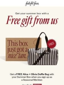 Exclusive Deal: Snag Your Free Alice + Olivia Duffle Bag Now!