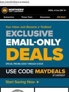 Exclusive Deals For Email Memebers: Only 2-Days!
