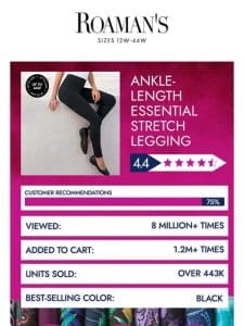 Exclusive Offer: $11.99 Essential Stretch Leggings