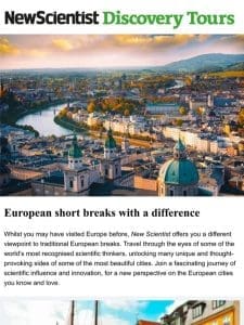 Explore Europe through the eyes of key scientific thinkers