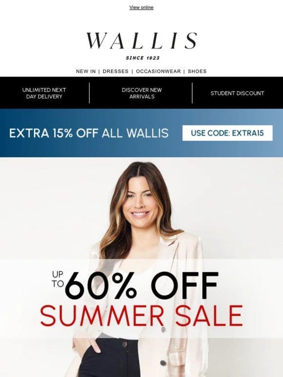 Explore trending summer sale looks