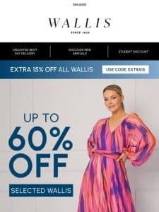 Extra 15% off all Coast ends tonight