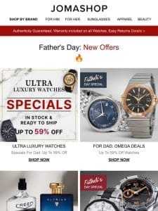 FATHER’S DAY SALE ? Up to 75% OFF